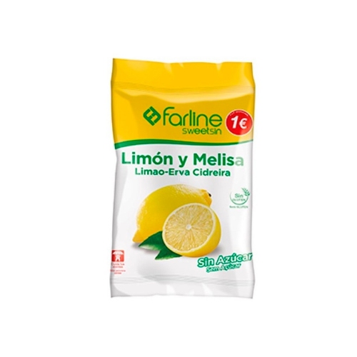 Farline sweetsin caramelos (1 bolsa 40 g sabor limon melisa)