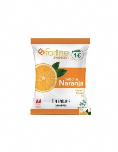 Farline sweetsin caramelos (1 bolsa 40 g sabor naranja)