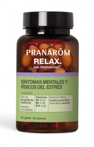 Pranarom aromaboost relax 60 capsulas