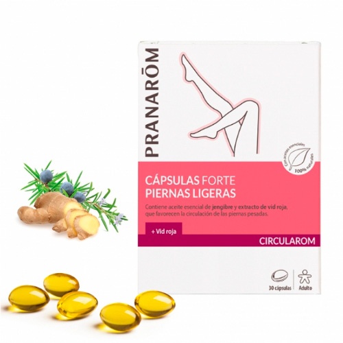 Pranarom capsulas forte piernas ligeras 30cap