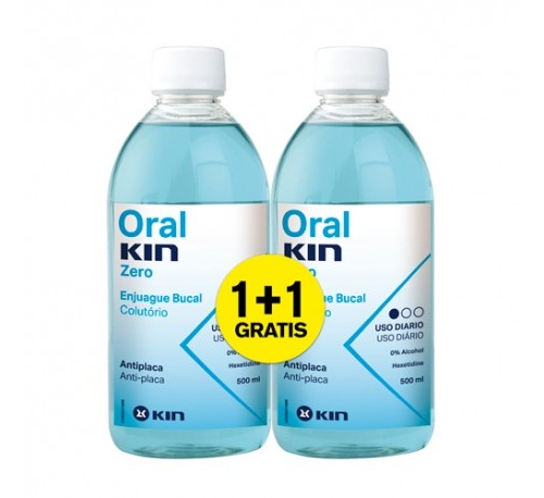 Oralkin zero duplo 500ml 2x1